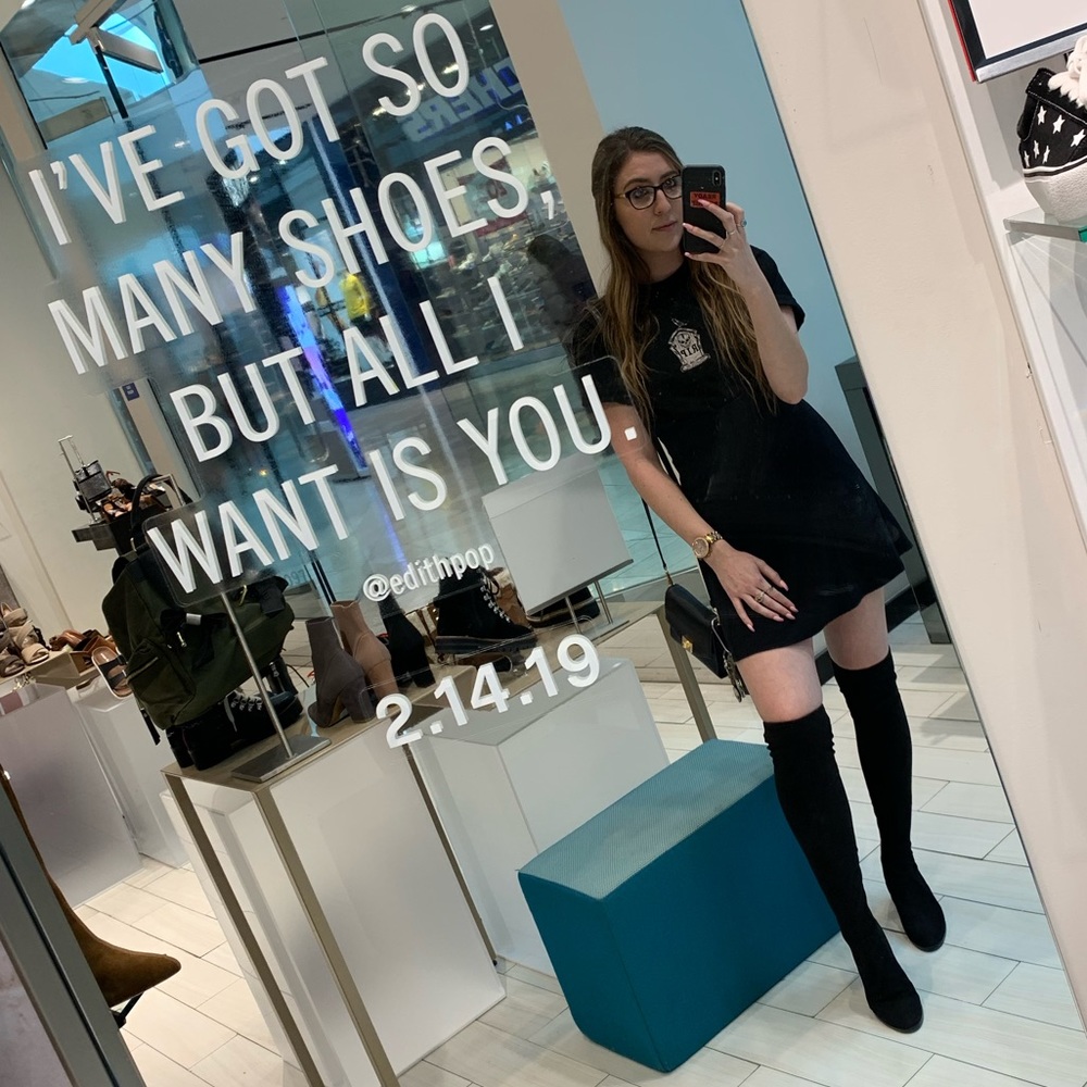 STEVE MADDEN GEORGETTE OVER THE KNEE BOOT